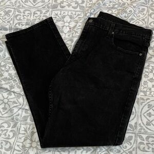 Levi’s 502 men black denim jeans. Like new.